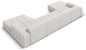 Divano angolare grigio chiaro (a U) Chicago - Cosmopolitan Design