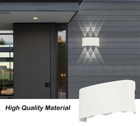 Brilagi - Applique LED da esterno FLAREBOX LED/6W/230V bianco IP65