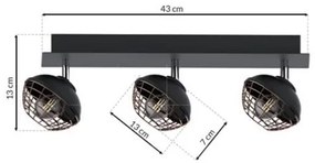 Luce Spot LOGAN 3xE14/40W/230V