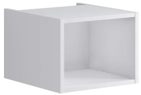 Pensile bagno Brera laccato opaco bianco P 45.3 x L 39.9 x H 30 cm