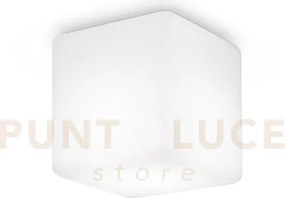 Luna plafoniera da esterno ip44 1 luce attacco e27 20x20cm