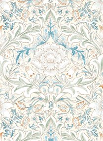 Morris & Co Carta da parati Simply Severn - Bayleaf/ Annatto