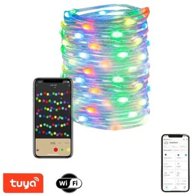 Immax NEO 07736L-LED RGB Striscia dimmerabile per esterni 8,4W/230V 16m IP44 Wi-Fi Tuya