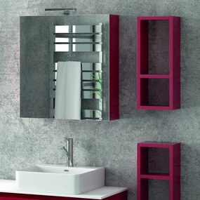 Composizione bagno 175cm sospesa, composta da mobile, due specchi e 2 pensili SP-175B - KAMALU