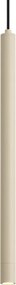 Lampada a sospensione moderna beige con rosone integrato - Chuba