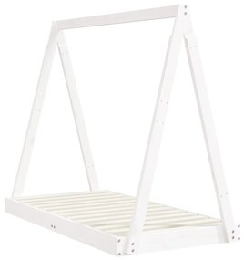 Giroletto per bambini bianco 70x140cm in legno massello di pino