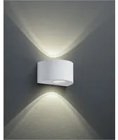 Applique Doppio Fascio Led Rosario Bianco H15 cm IP44 Trio Lighting