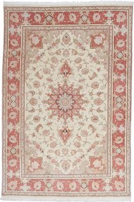 Tabriz Tappeto 290x200 Rosa (Iran) Annodato A Mano