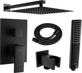 Mexen Uno DR72 set doccia ad incasso, nero - 71435DR72-70