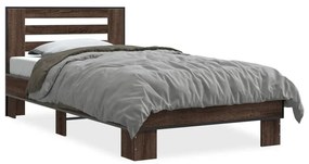 Giroletto Rovere Marrone 75x190 Cm Legno Multistrato E Metallo /