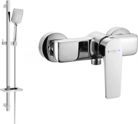Mexen Lynx DQ62 rubinetteria per doccia con set doccia, cromo - 74594DQ62-00