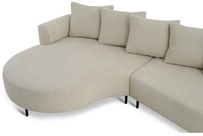 Divano angolare beige (angolo sinistro) Vitoria - Scandic