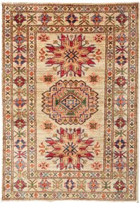 Kazak Tappeto 90x120 Beige (Pakistan) Annodato A Mano