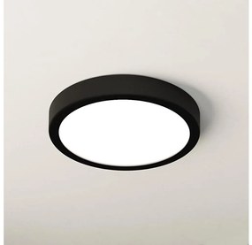 Eglo 900653 - Plafoniera da bagno a LED FUEVA LED/17W/230V nera IP44