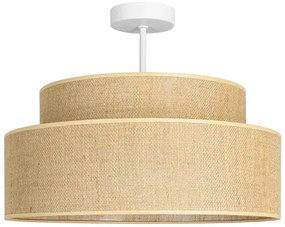 Lampadario a plafone BOHO 1xE27/60W/230V diametro 40 cm beige