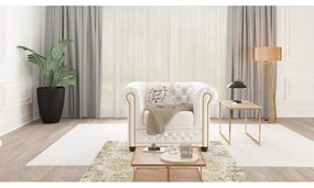 Poltrona in similpelle bianca York - Ropez