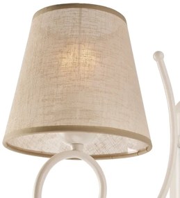 Paralume di ricambio LORENZO E27 diametro 16 cm beige