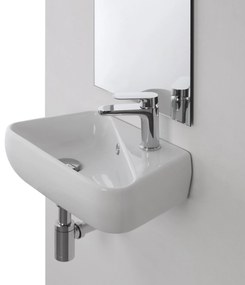 Lavabo Sospeso/D'Appoggio 35x27,5 Cm Bianco Lucido