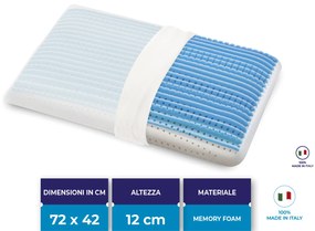 Cuscino SeaWave in MyMemory Foam termosensibile altamente traspirante e fresco