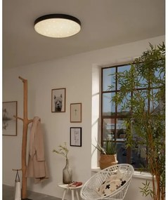 Briloner 7075-415 - Plafoniera LED STAR SKY LED/24,5W/230V diametro 38 cm nero