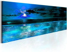 Quadro Sapphire Ocean  Colore Blu, Dimensioni e Misure 135x45