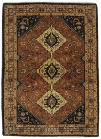 Shiraz Tappeto persiano 140x100 Rosso (Iran) Annodato A Mano