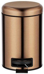 WENKO 24036100 - Cestino LEMAN 17x25 cm acciaio inox/rame/nero