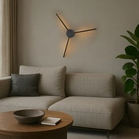 Brilagi - Applique a LED LUGO TRE LED/14W/230V nero