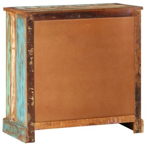 Credenza in legno di recupero vintage con 2 cassetti e 2 ante