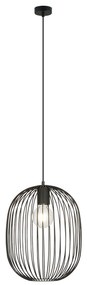 Sospensione Minimal Lugh 1 Luce In Acciaio Nero