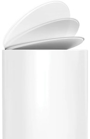 Pattumiera in metallo bianco 6 L - simplehuman
