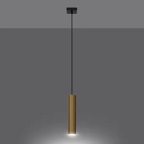 Sollux SL.1200 - Lampadario a sospensione con filo LAGOS 1xGU10/10W/230V oro