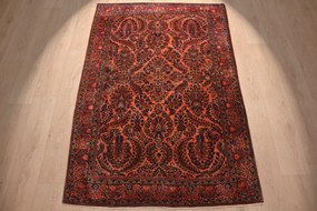 Sarouk Tappeto 200x130 (Iran) Annodato A Mano