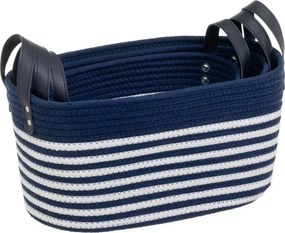 Set di cesti in tessuto 3 pz 38x22x20 cm – Casa Selección