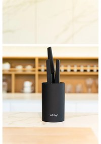 Ceppo universale nero per coltelli - Vialli Design