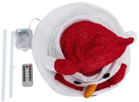 Aigostar - Decorazione natalizia LED per esterni 50xLED/3xAA 0,7m IP44 pupazzo di neve