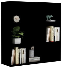 Libreria nera 98x30x98 cm in truciolato