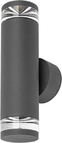 Rabalux 77072 - Applique da esterno TORNIO 2xGU10/10W/230V IP54 antracite