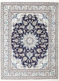 Nain Tappeto 150 x 200 Blu (Iran) Annodato A Mano