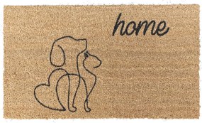Zerbino Italo Eco 40x70 in Cocco Naturale – Line Art Cane "Home"