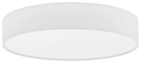 Plafoniera Moderna Romao 1 Acciaio Bianco Luce Led Integrato 36W