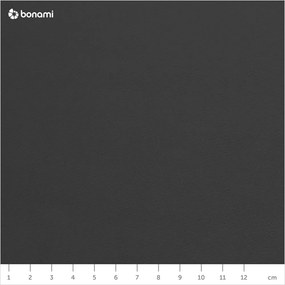 Letto boxspring grigio scuro con contenitore 200x200 cm Afra - Mazzini Beds
