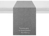 Runner 45x140 cm con scritta Quotes