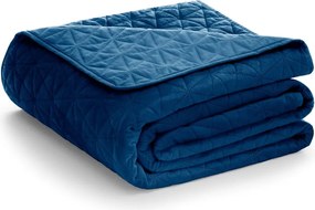 Copriletto blu Royal, 260 x 240 cm Laila - AmeliaHome