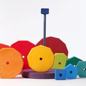 Grimm's - Grande torre impilabile geometrica