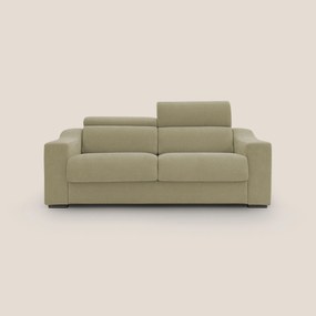 Bomber divano letto matrimoniale con poggiatesta in tessuto impermeabile T14 beige