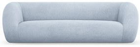 Divano in tessuto bouclé azzurro 230 cm Essen - Cosmopolitan Design