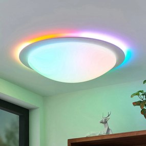 Lindby Aurela plafoniera LED CCT RGB Ø 58,5 cm