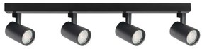 Faretto LYNX 4xGU10/10W/230V nero