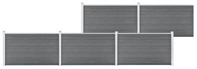 Recinzione Da Giardino İn Wpc 872x106 Cm Grigia /